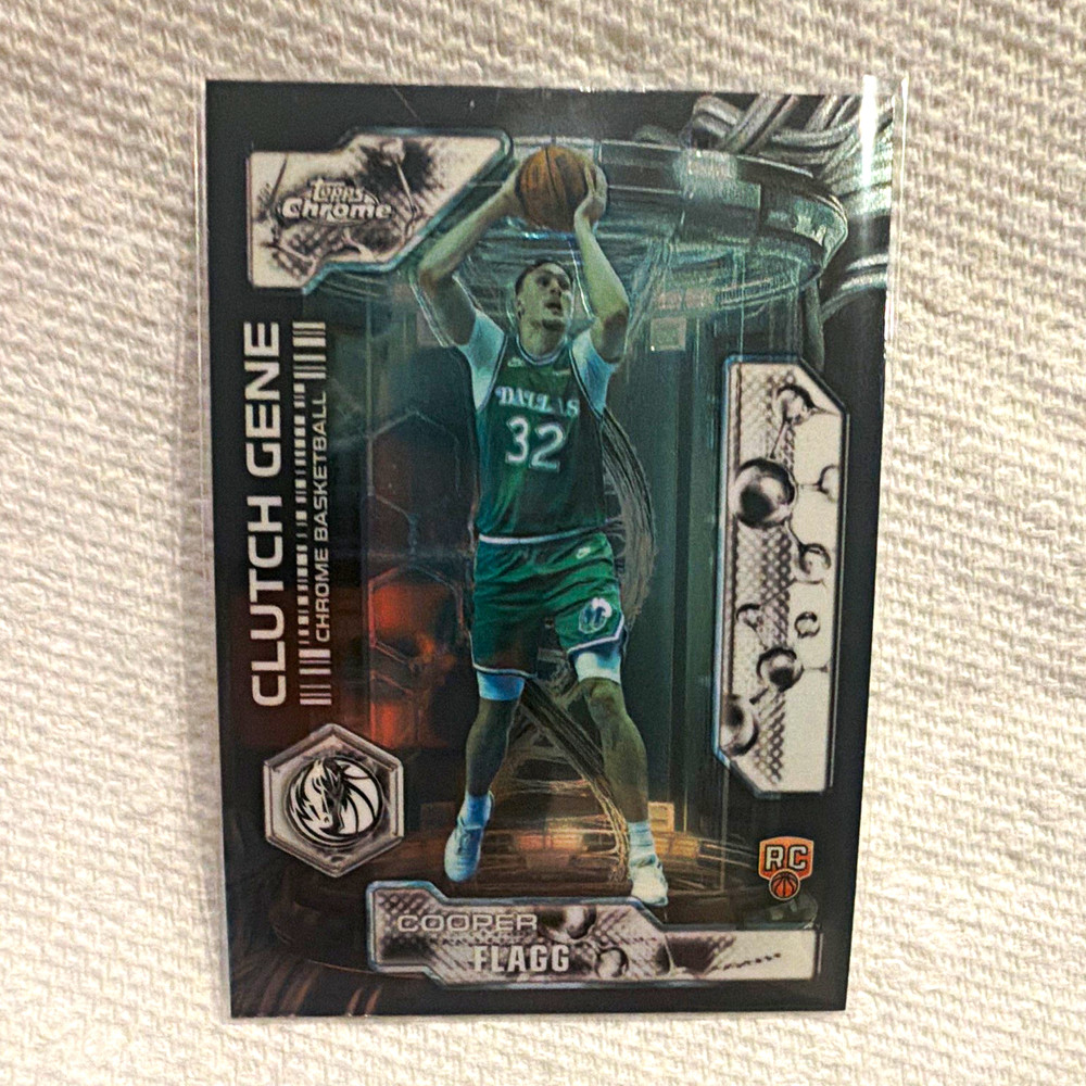 2026 Topps Chrome Basketball Clutch Gene Cooper Flagg Dallas Mavericks CG-11 RC