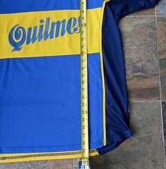 Nike CABJ Boca Juniors 2001 Quilmes Soccer Jersey Shirt Blue/Yellow Colors