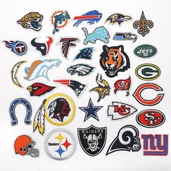 NFL Logo Football 32 Teams iron sew on patch SIZE UP to 3” US STOCK SHIP 1 Day /