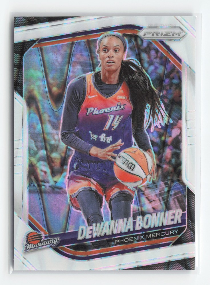 2025 Panini Prizm WNBA #32 DeWanna Bonner White Seismic Prizms