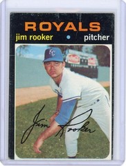 1971 TOPPS JIM ROOKER #730 KANSAS CITY ROYALS VG VERY GOOD