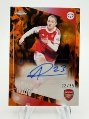 2025-26 Topps Chrome UEFA Women&rsquo;s ALESSIA RUSSO Inferno Refractor Auto /35