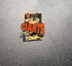 1993 San Francisco Giants Vintage Cartoon Logo Pin – Classic Giants Enamel Pin