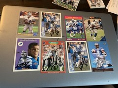 Detroit Lions 23 Card Autograph Lot 1980s-present See Photos