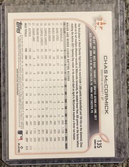 Topps 2022 Series 1 Rookie Short Print SP #135 Chas McCormick Houston Astros