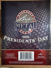 2026 Leaf Presidents Day Factory Sealed Hobby Box