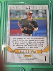 KONNOR GRIFFIN 2026 Panini Elite Spellbound 7 Card Set Pittsburgh Pirates
