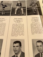 1960 NOTRE DAME vs NAVY Program NICK BUONICONTI Daryle LAMONICA Myron POTTIOS