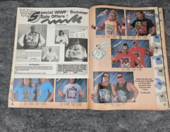 WWF/WWE Program Magazine Vol 190 Ultimate Warrior 1991 World Wrestling
