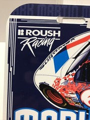 NASCAR Mark Martin #6 Roush Racing Plastic Collector&rsquo;s License Plate (12&Prime; x 6&Prime;)