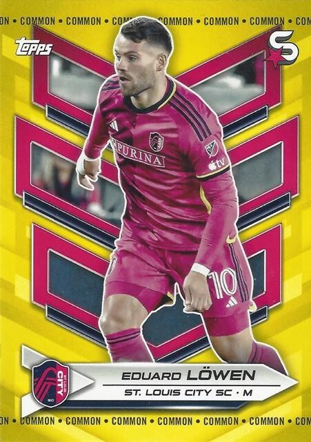 2024 Topps Major League Soccer Super Stars Yellow Variation Cards (171 – 180)