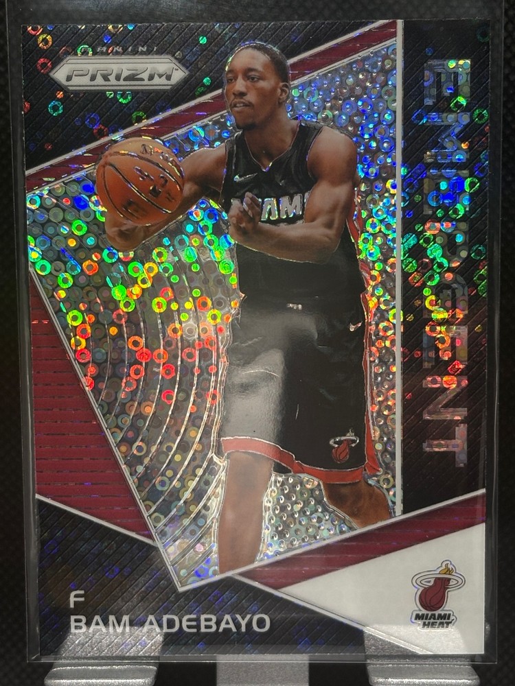 2017-18 Panini Prizm #EM-BAM Bam Adebayo Emergent Prizms Hyper