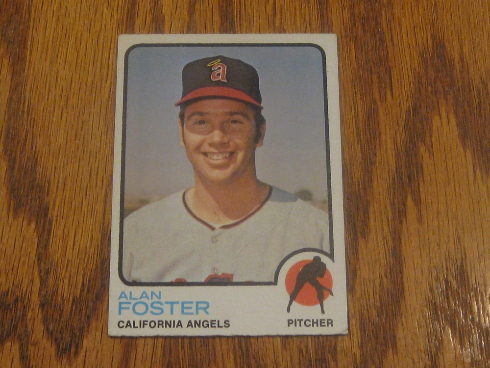 ALAN FOSTER 1973 Topps Baseball BLANK BACK ANGELS