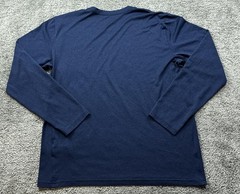 Gonzaga Bulldogs Shirt Mens Large Blue NCAA Basketball Nike Dri-FIT Long Sleeve