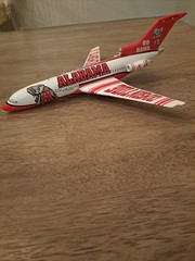 Boeing 727-100 Model With Alabama CRIMSON TIDE ADVERTISING