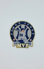 AARON JUDGE MVP NEW YORK YANKEES EMBROIDERED IRON-ON PATCH -3.5&Prime;