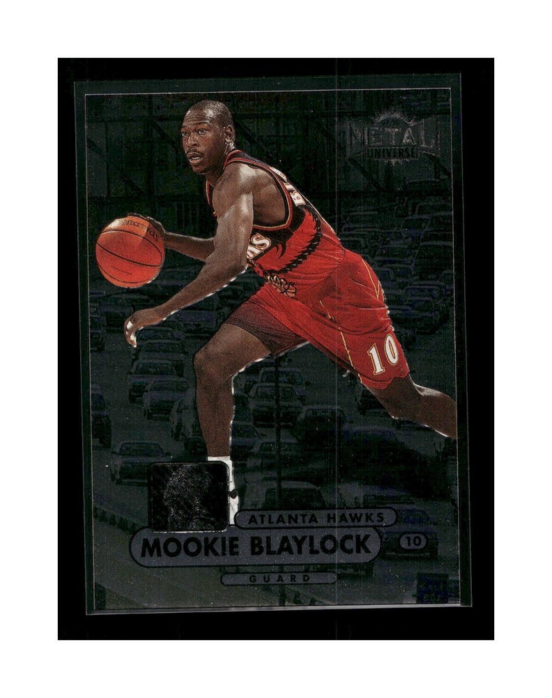 1997-98 Metal Universe Championship Hawks Basketball Card #89 Mookie Blaylock