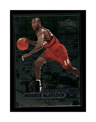 1997-98 Metal Universe Championship Hawks Basketball Card #89 Mookie Blaylock