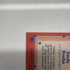 2026 Topps Series 2 #91AS-40 Sandy Koufax 1991 Topps All Star 35th Anniversary