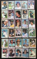 1978 Topps Baseball 598/726 Lot Nolan Ryan Rose Reggie HOF&rsquo;s Rookies No Dupes
