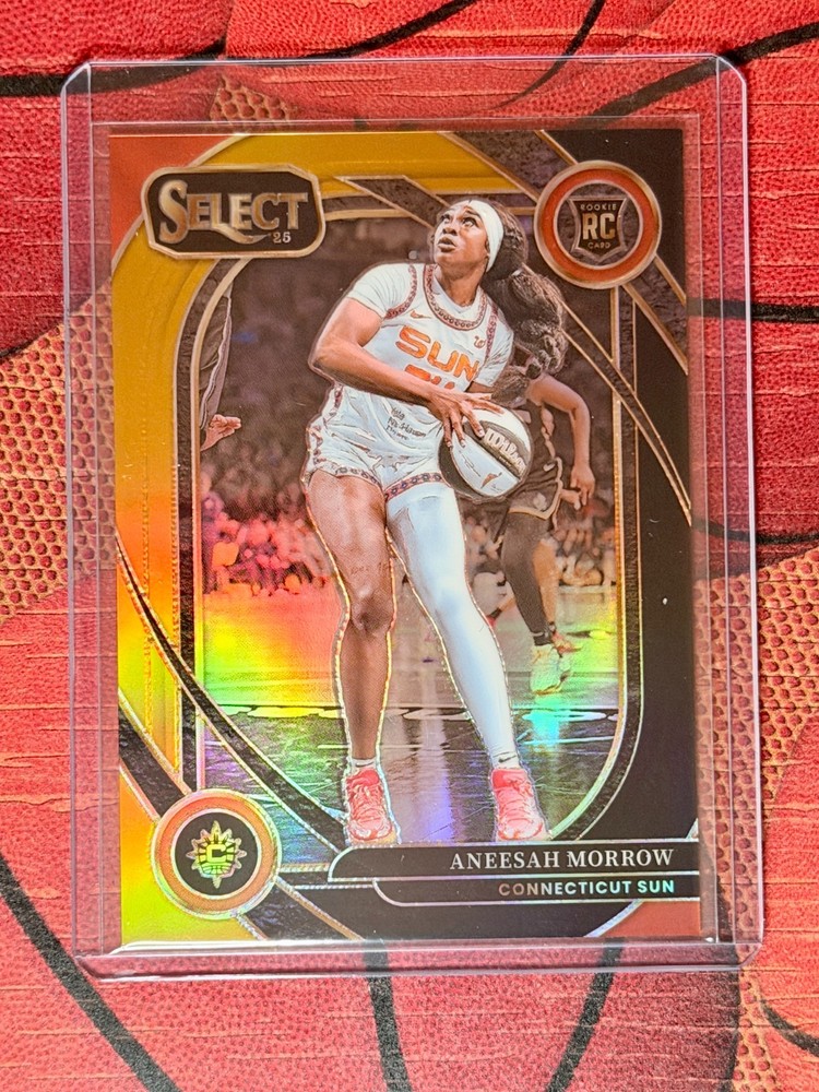 2025-26 WNBA Select ANEESAH MORROW Black Gold Prizm Courtside Rookie /5 SSP