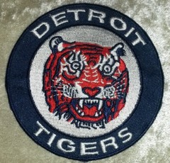 Detroit Tigers Round 3.5&Prime; Iron /Sew On Embroidered Patch~ Free Tracking!