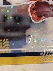 2023 Panini Clearly Holo Gold 1/5 Bookend SSP Javonte Williams Cowboys Star RB🔥