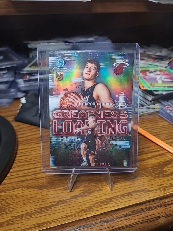 25/26 Bowman Basketball Kasparas Jakucionis Greatness Loading Refractor 36/250