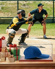 Acrylic Baseball Cap Hat Display Case Box W/ Wood Base & Shaper 11.8&Prime;x7.8&Prime;x5.9&Prime;