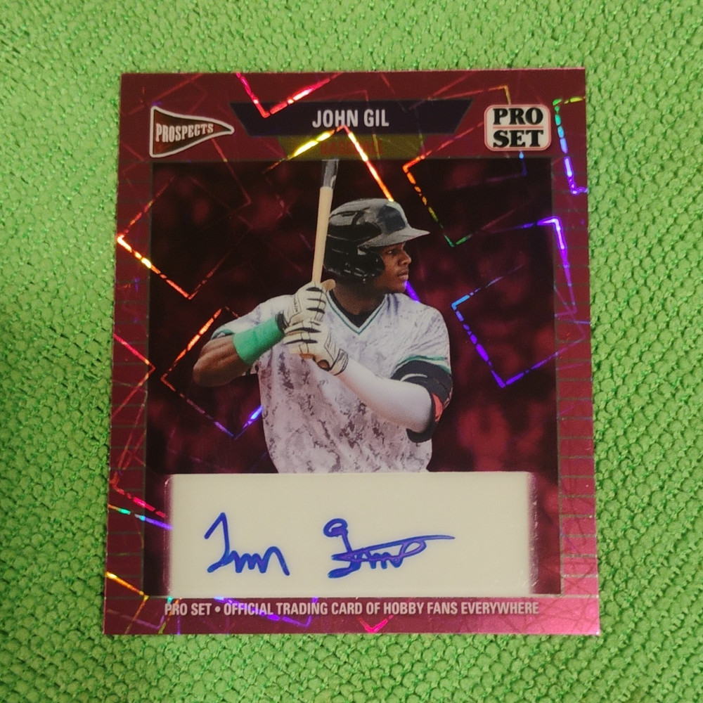 Leaf 2026 Pro Set Prospects John Gil Autograph 1/1 89AM-JG2