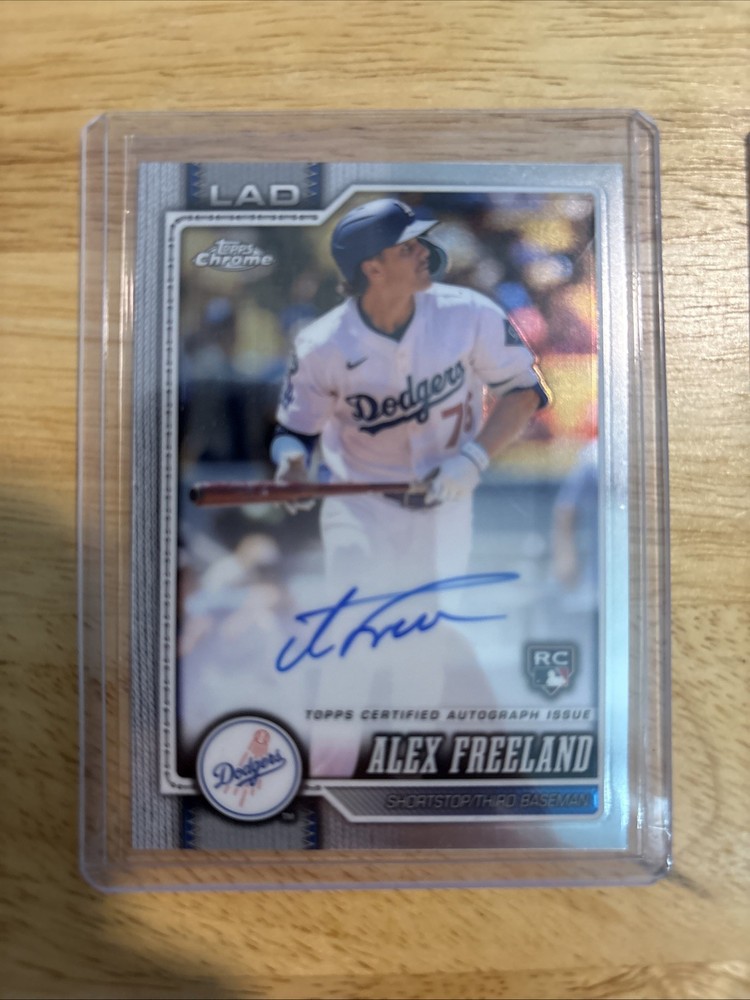 2026 Topps Chrome Alex Freeland On-Card Auto RC Los Angeles Dodgers #RA-AF