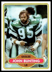 1980 Topps #251 John Bunting Philadelphia Eagles NM+