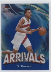 2023-24 Topps Finest Arrivals Blue Refractor 19/150 Scottie Barnes #A-3 1c5x
