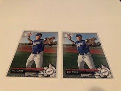 2017 Bowman Draft Baseball Will Smith Los Angeles Dodgers 2 base card lot #116