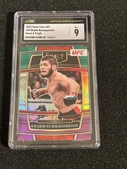 Khabib Nurmagomedov 2022 Panini UFC Select Green & Purple Prizm CSG CGC 9 #49