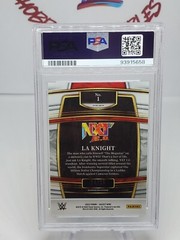 2022 Select WWE Prizms Tie-Dye #1 LA Knight #/25 SP PSA 9 POP 1