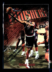1997-98 Topps Finest Finishers Basketball Card #39 Theme F1 Michael Jordan HOF