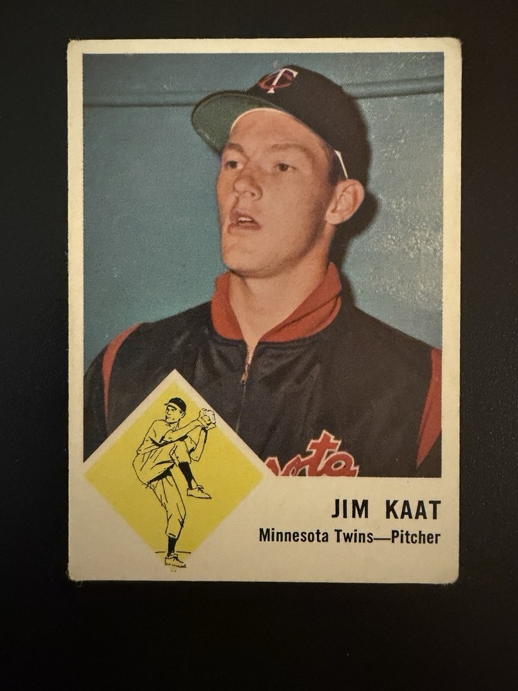 1963 Fleer – Jim Kaat #22 – Minnesota Twins