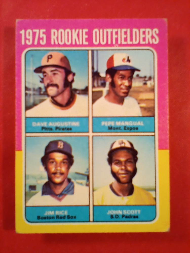 1975 TOPPS HI# 616 JIM RICE RC &lsquo;HOF&rsquo; BOSTON RED SOX