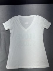 St Louis Cardinals MLB Women&rsquo;s Soft as a Grape White Soft Cotton V-Neck T-Shirt