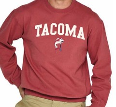 Tacoma Rainiers Soft As A Grape Red Tacoma Slammin’ Sam Sweatshirt Sz M