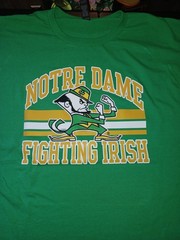 Notre Dame Fighting Irish Shirt Big Man&rsquo;s Size 3XL Green 3X New