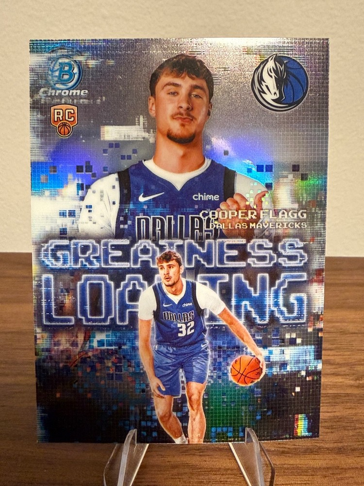 2025-26 Bowman Chrome-Cooper Flagg-Greatness Loading Refractor Rookie RC #GL-1