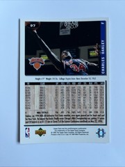 1994-95 Upper Deck Collector&rsquo;s Choice Gold Signature Foil #97 Charles Oakley a02