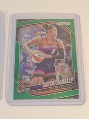 Satou Sabally Lot Of 2 2025 WNBA Prizm Silver & Green Parallel Cards #4 Mercury