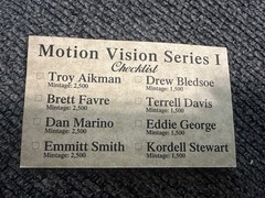 Highland Mint Brett Favre Motion Vision Set Nickel Silver Coin & Motion Card COA