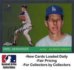 2025 Topps Chrome Platinum #488 Orel Hershiser Los Angeles Dodgers