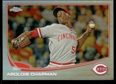 2013 Topps Chrome Refractors #124 Aroldis Chapman – BB