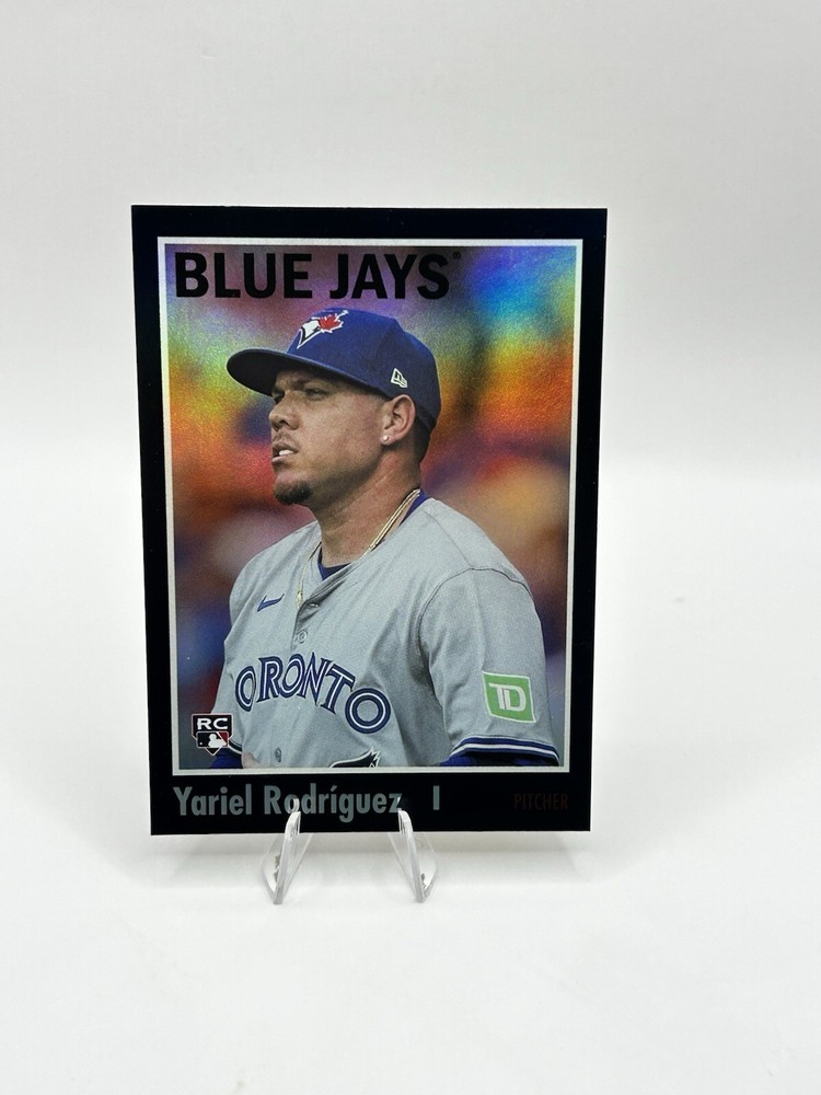 Yariel Rodriguez RC 2024 Topps Archives Black Foil Parallel – #177 Blue Jays