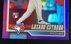 2026 Topps Series 1 Lazaro Estrada #299 Purple /250 RC